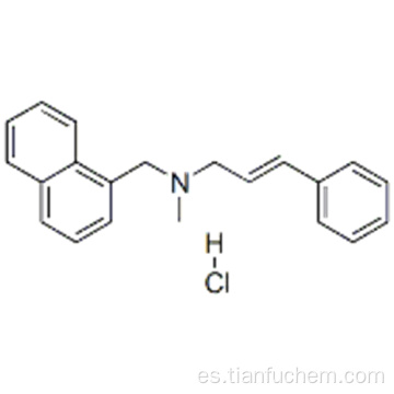 1-Naftalenometanamina, N-metil-N - [(2E) -3-fenil-2-propen-1-il] -, clorhidrato (1: 1) CAS 65473-14-5